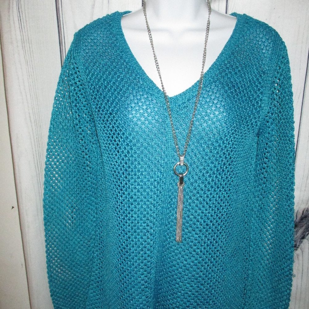 Calvin Klein top crochet sweater